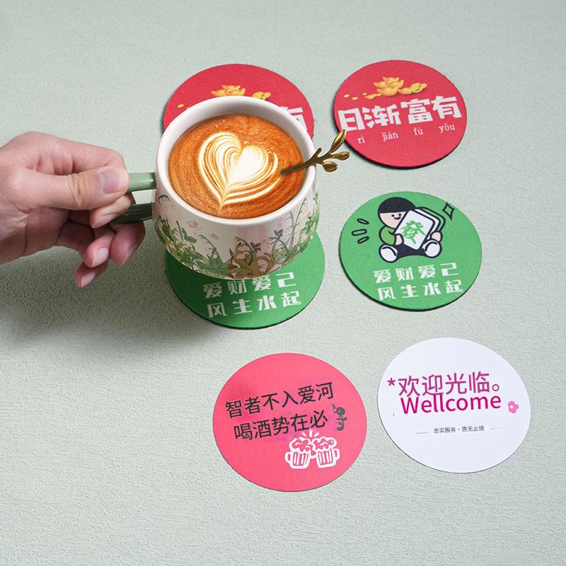 杯墊｜客製杯墊｜餐廳專用杯墊